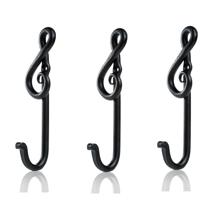 Fayesia - Wall Hook - 3 Pack - Music Note