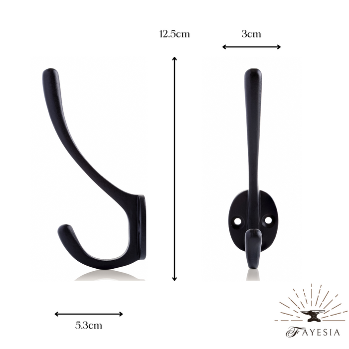 Fayesia - Wall Hook - 5 Pack - Hat/Coat