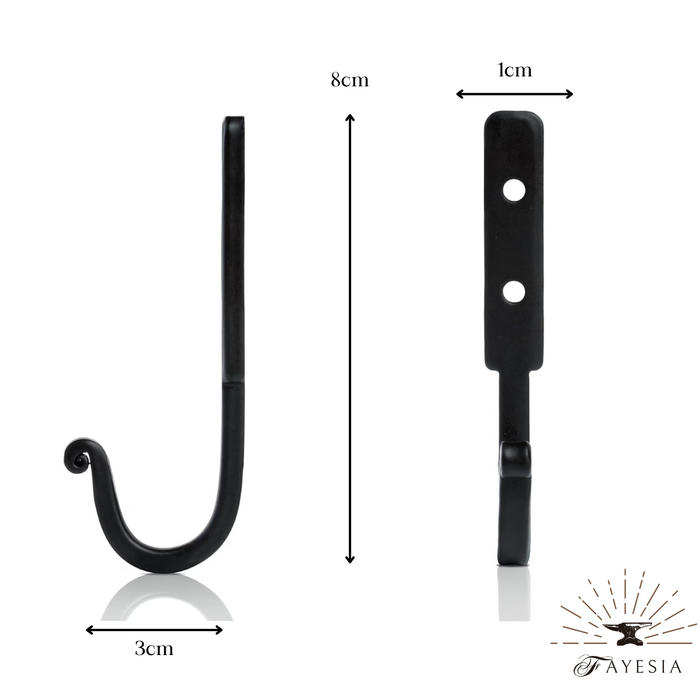 Fayesia - Wall Hook - 6 Pack - Piano Key